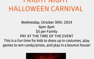 Chanute Recreation Center Fright Night Halloween Carnival