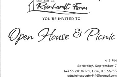 The BnB at Reinhardt Farm Open House & Picnic