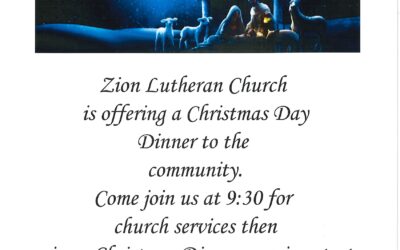 Community Christmas Day Dinner – Zion Lutheran Church