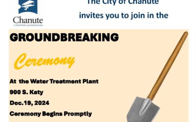 City of Chanute Ground Breaking Ceremony for the new Water Treatment Plant