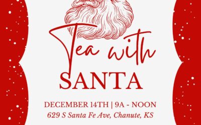 Tea with Santa – Mark those calendars friends….”Teas with Santa” will be Saturday, December 14th!!